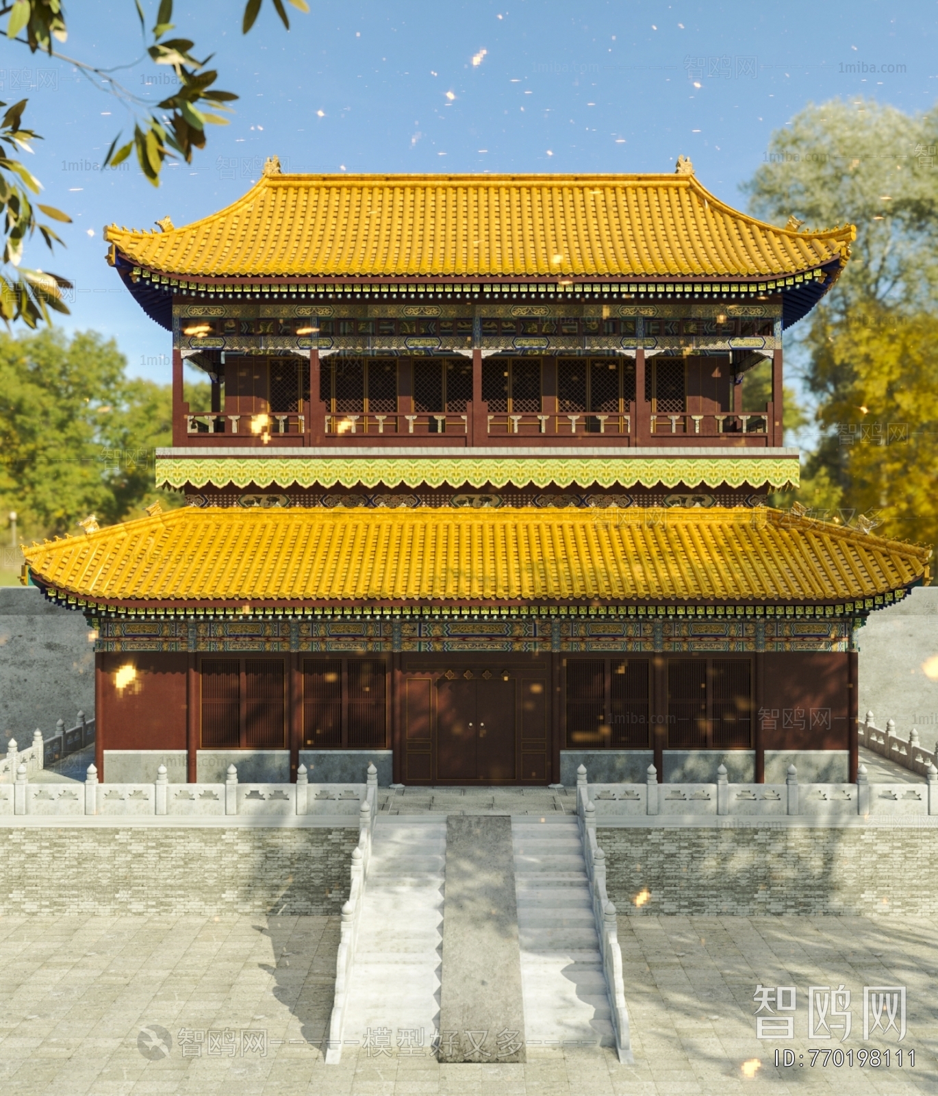 Chinese Style Ancient Architectural Buildings