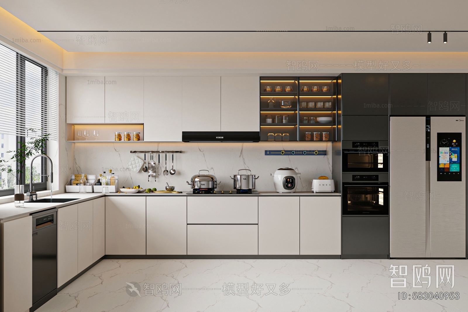 Modern Open Kitchen