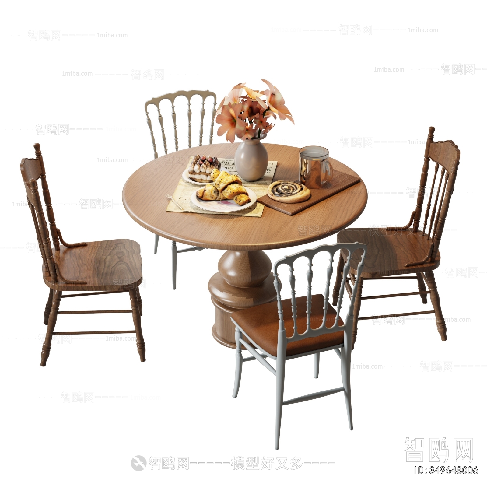 French Style Dining Table And Chairs