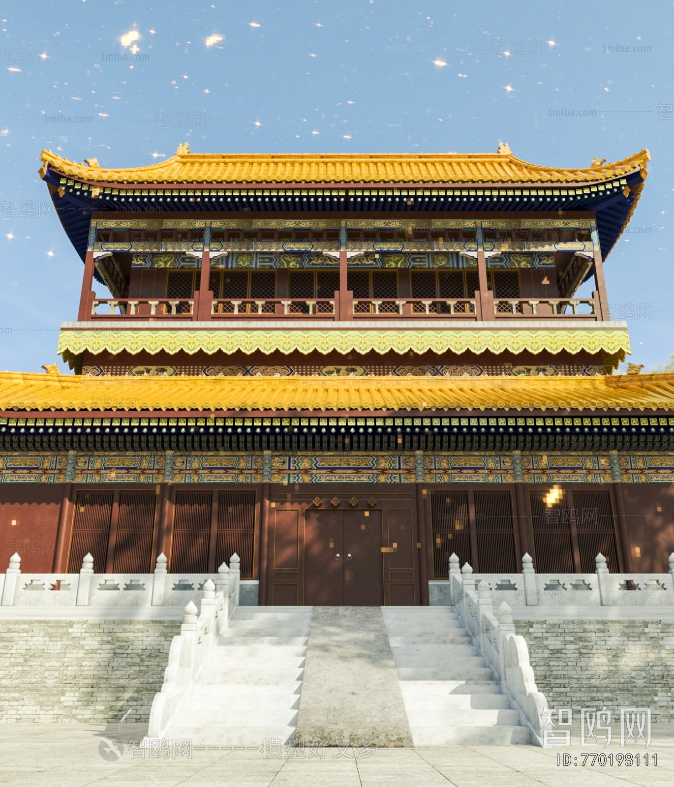 Chinese Style Ancient Architectural Buildings