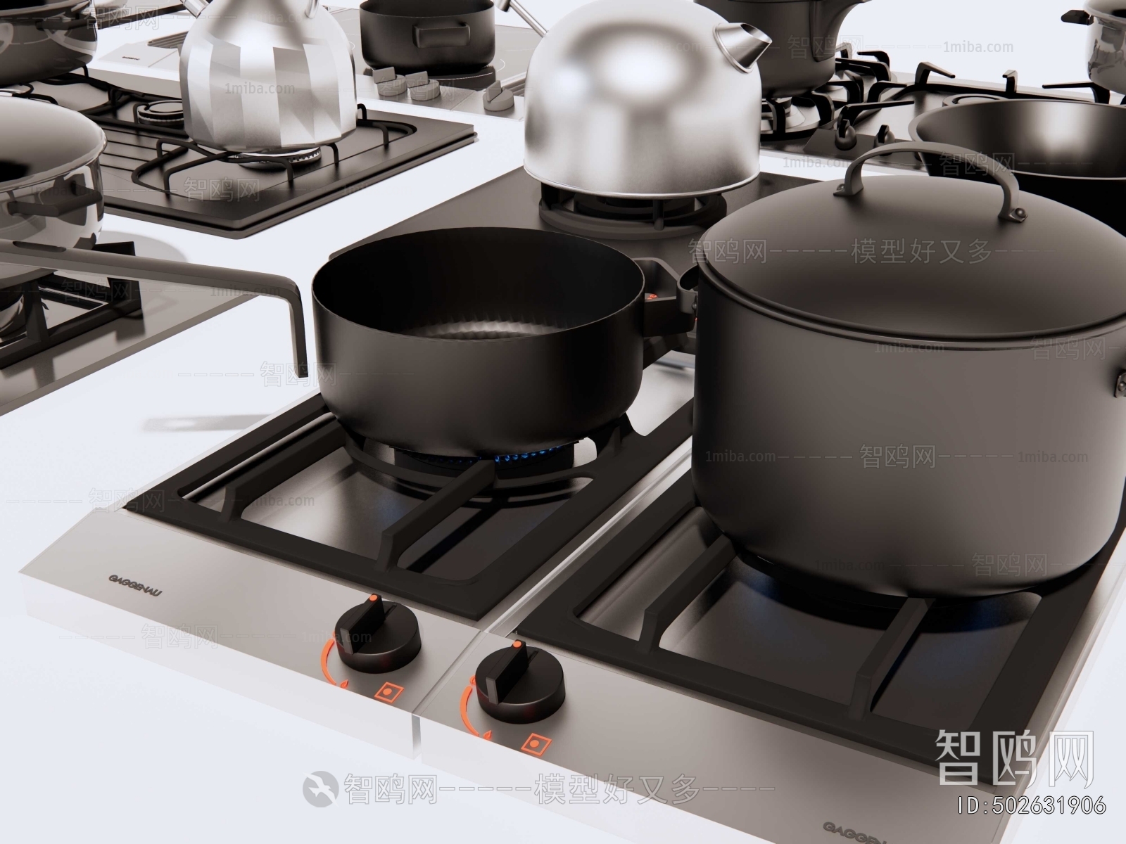 Modern Kitchen Electric Gas Range