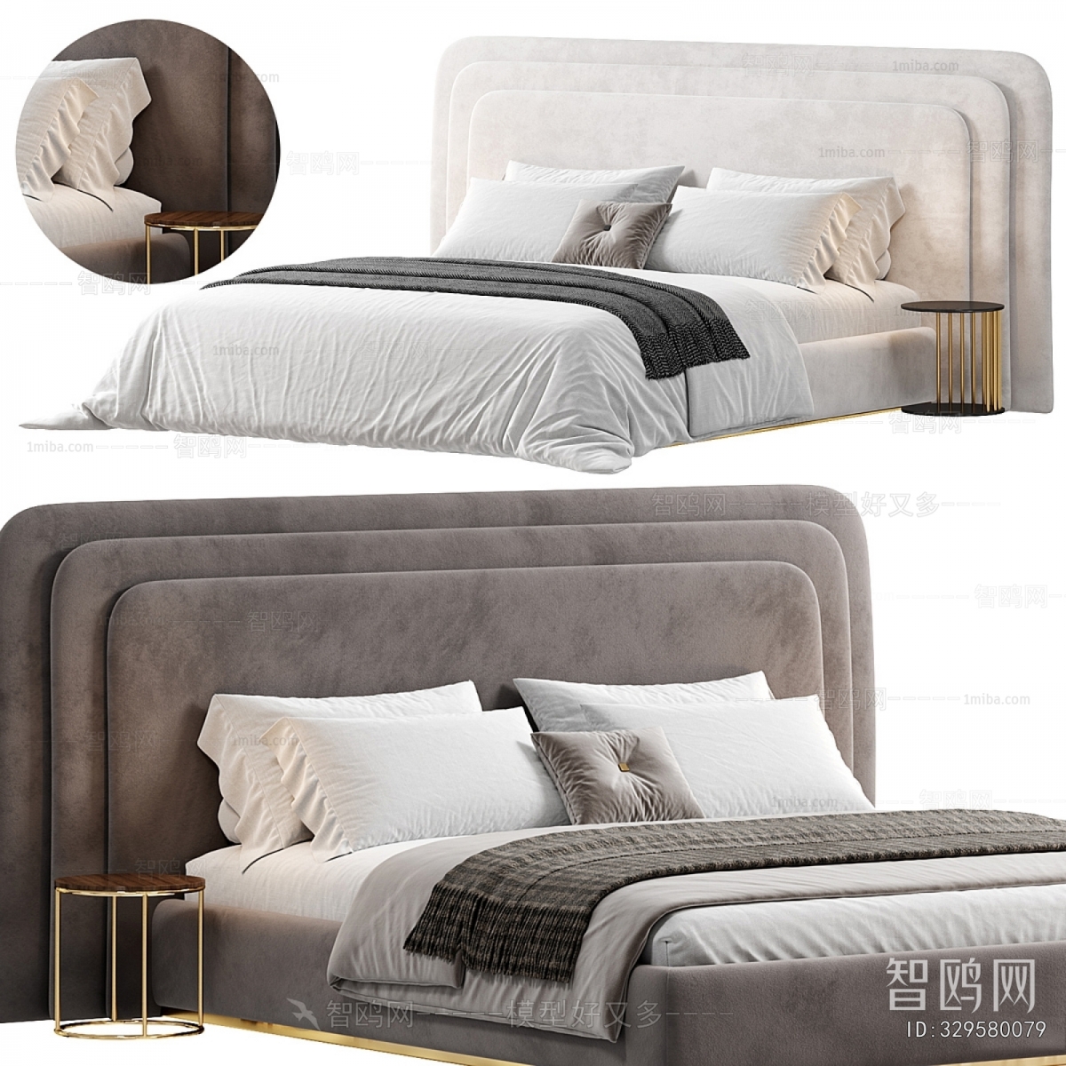 Modern Double Bed