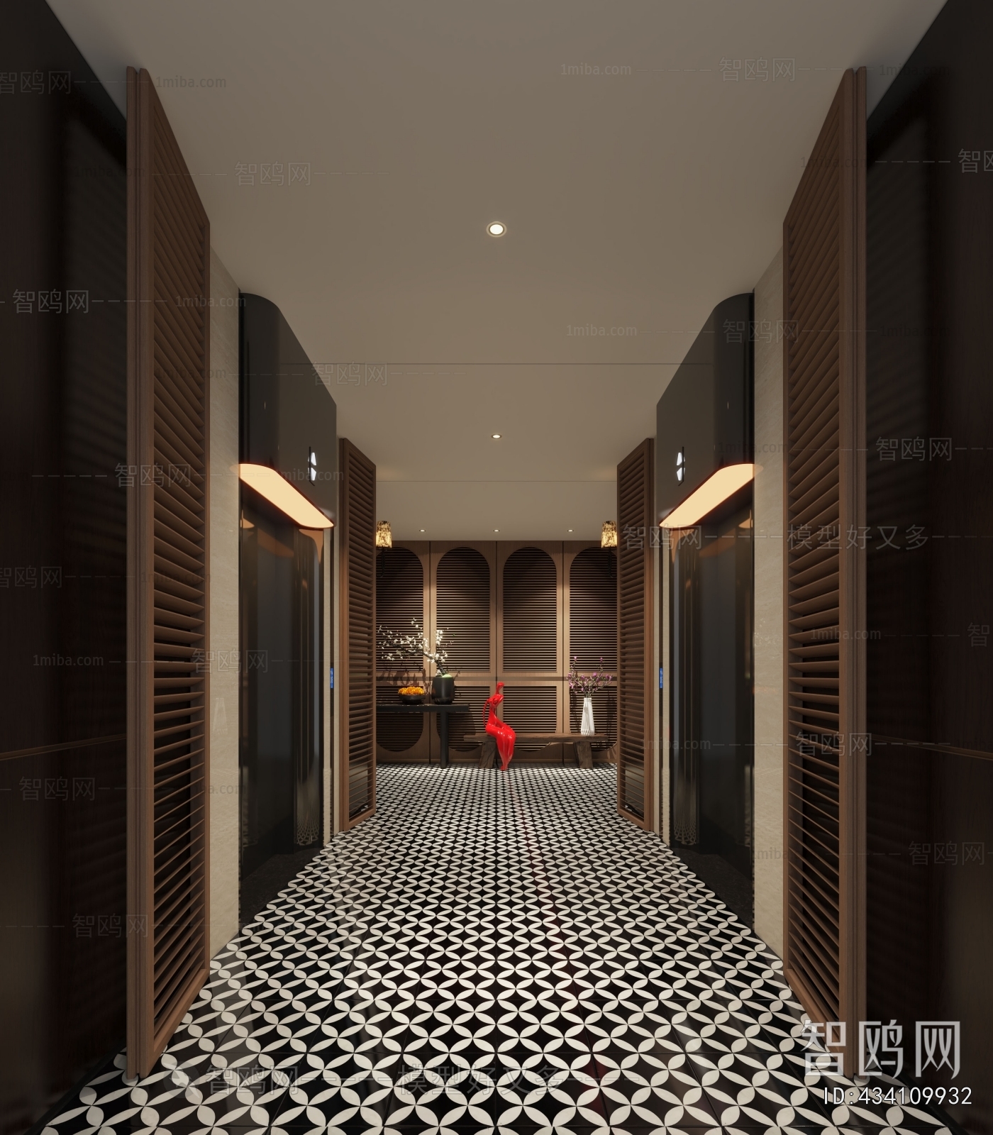 Modern Elevator Hall