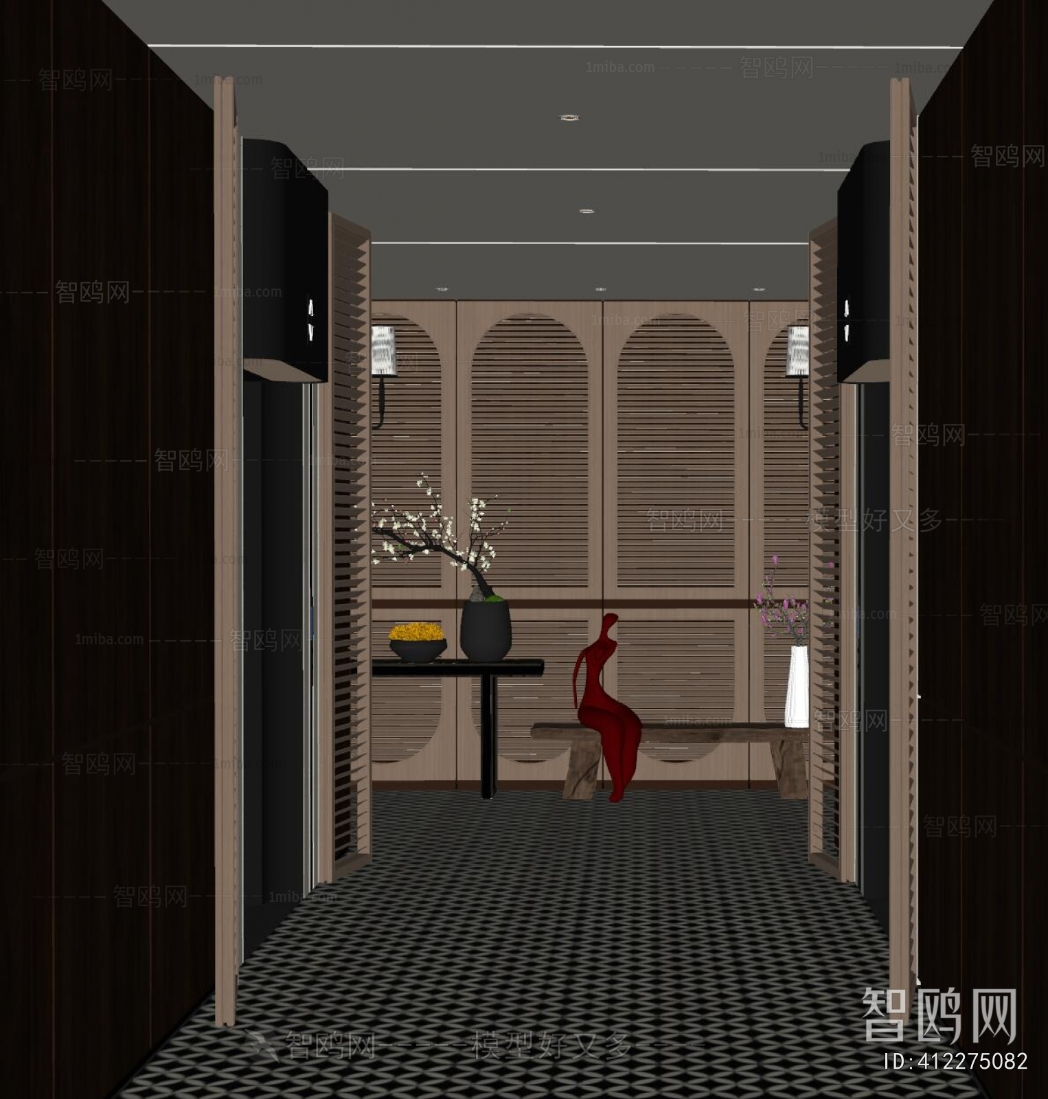 Modern Elevator Hall