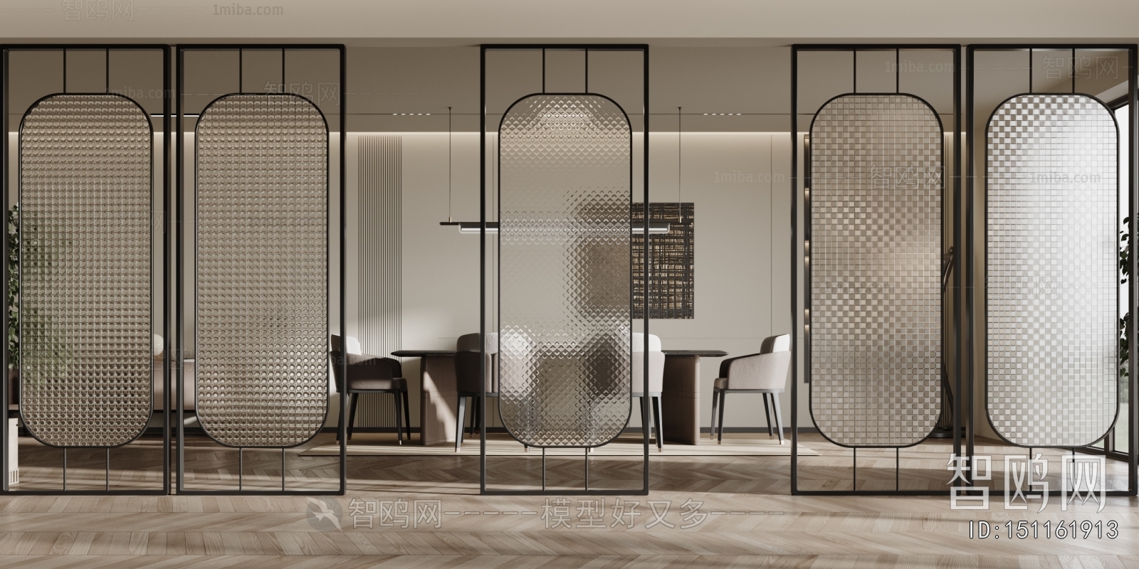 Modern Glass Screen Partition