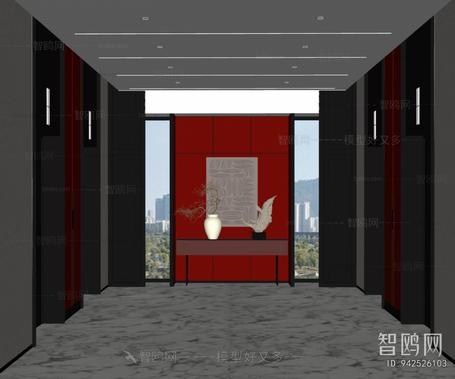 Modern Elevator Hall