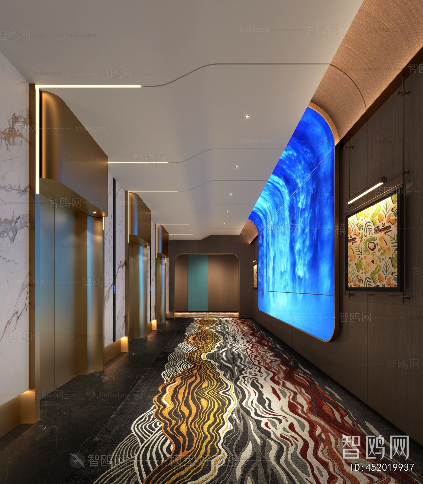 Modern Elevator Hall