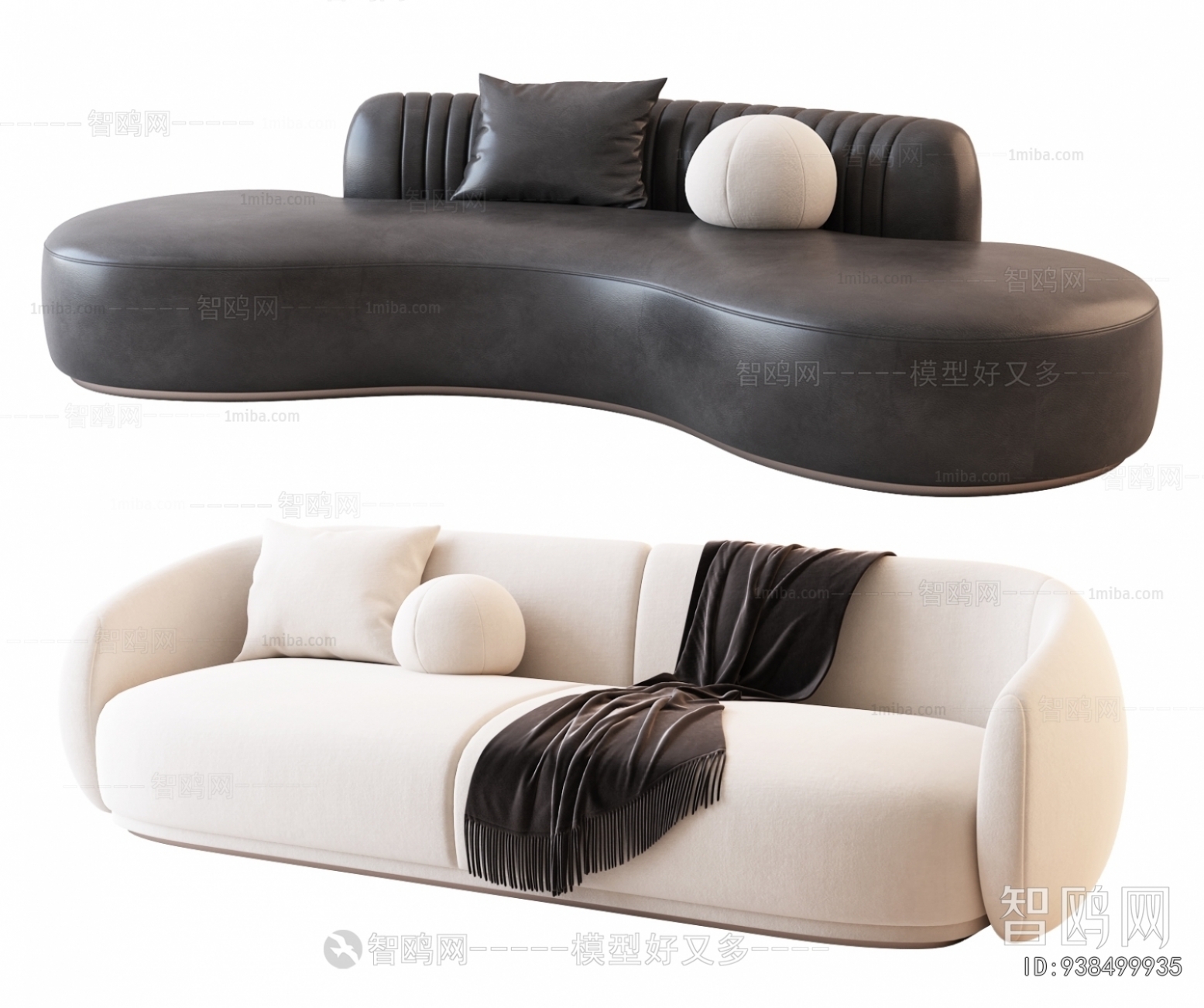 Modern Multi Person Sofa