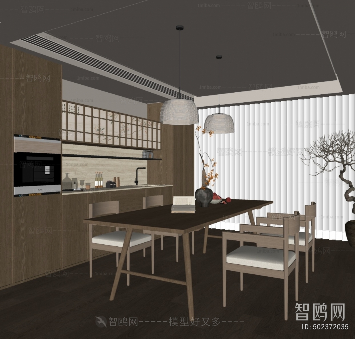 New Chinese Style Dining Room