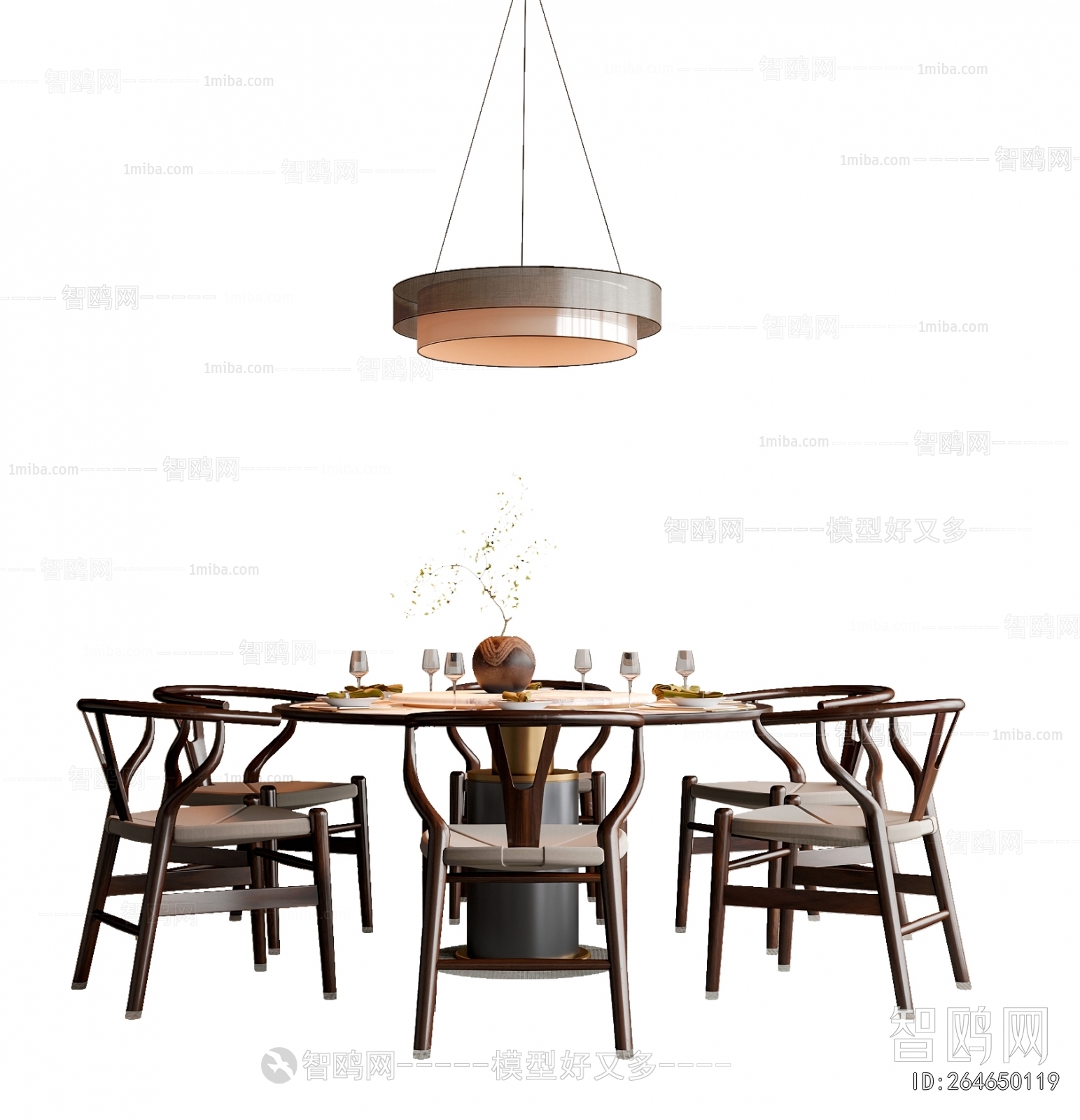 New Chinese Style Dining Table And Chairs