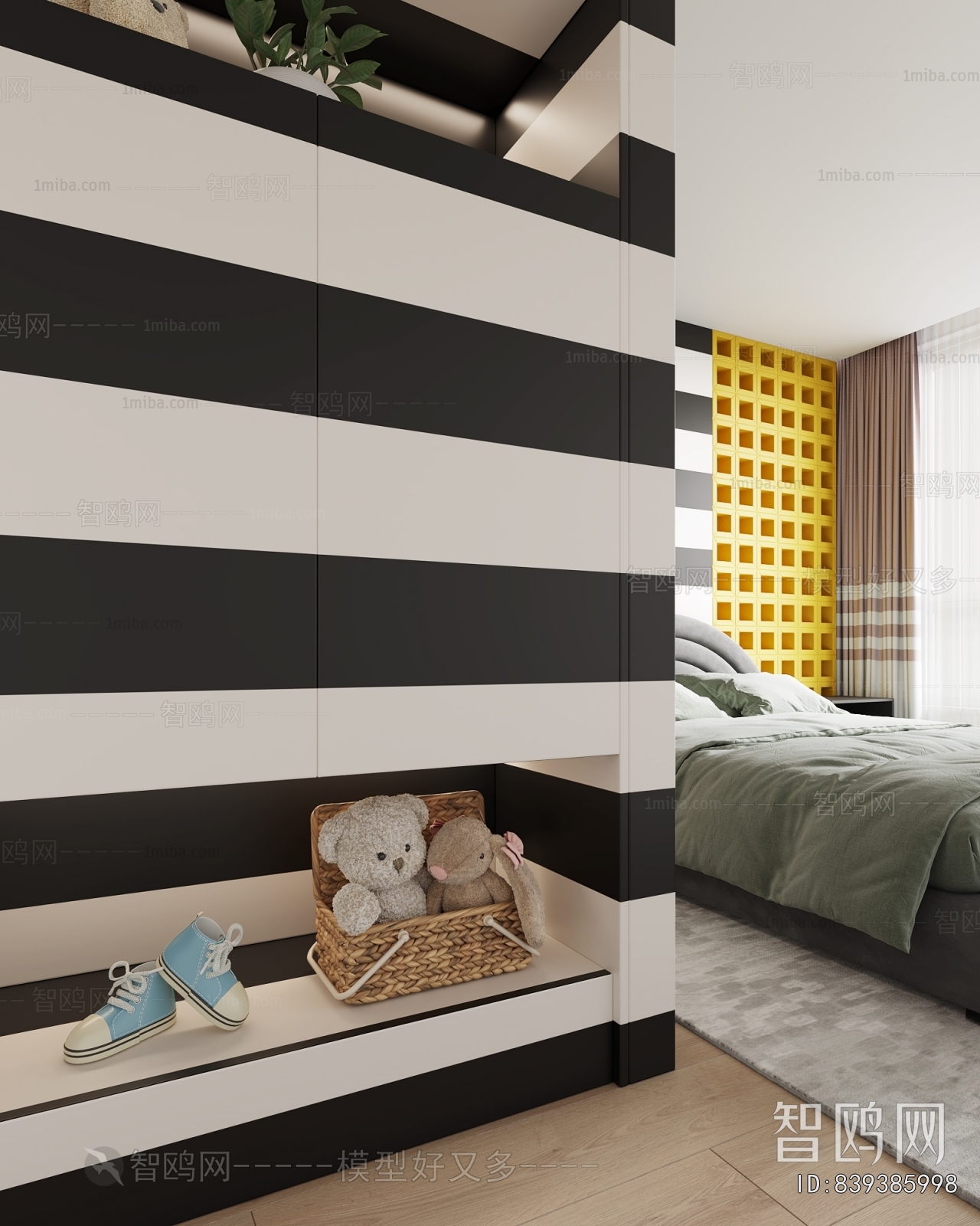 Modern Boy's Room And Son's Room