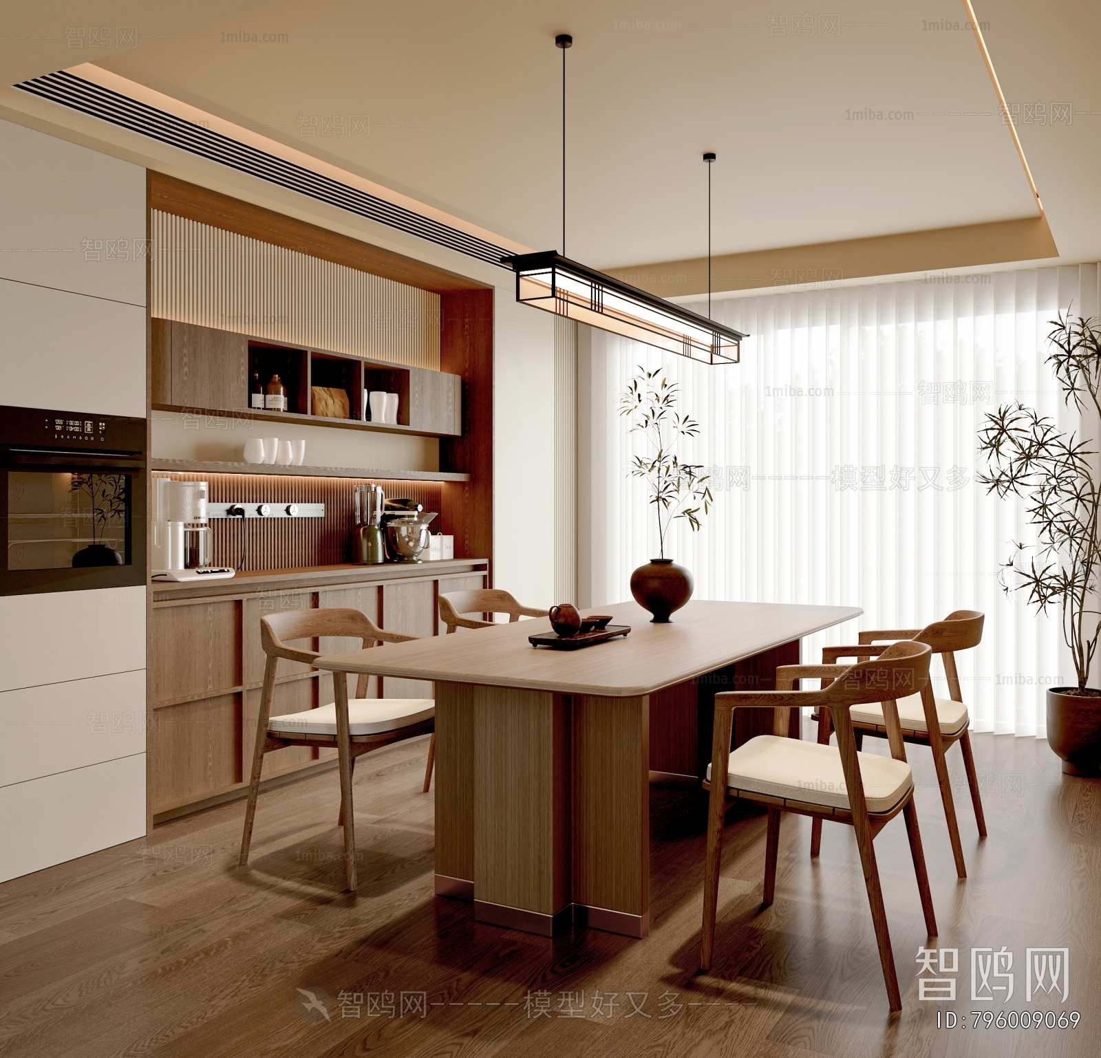 New Chinese Style Dining Room