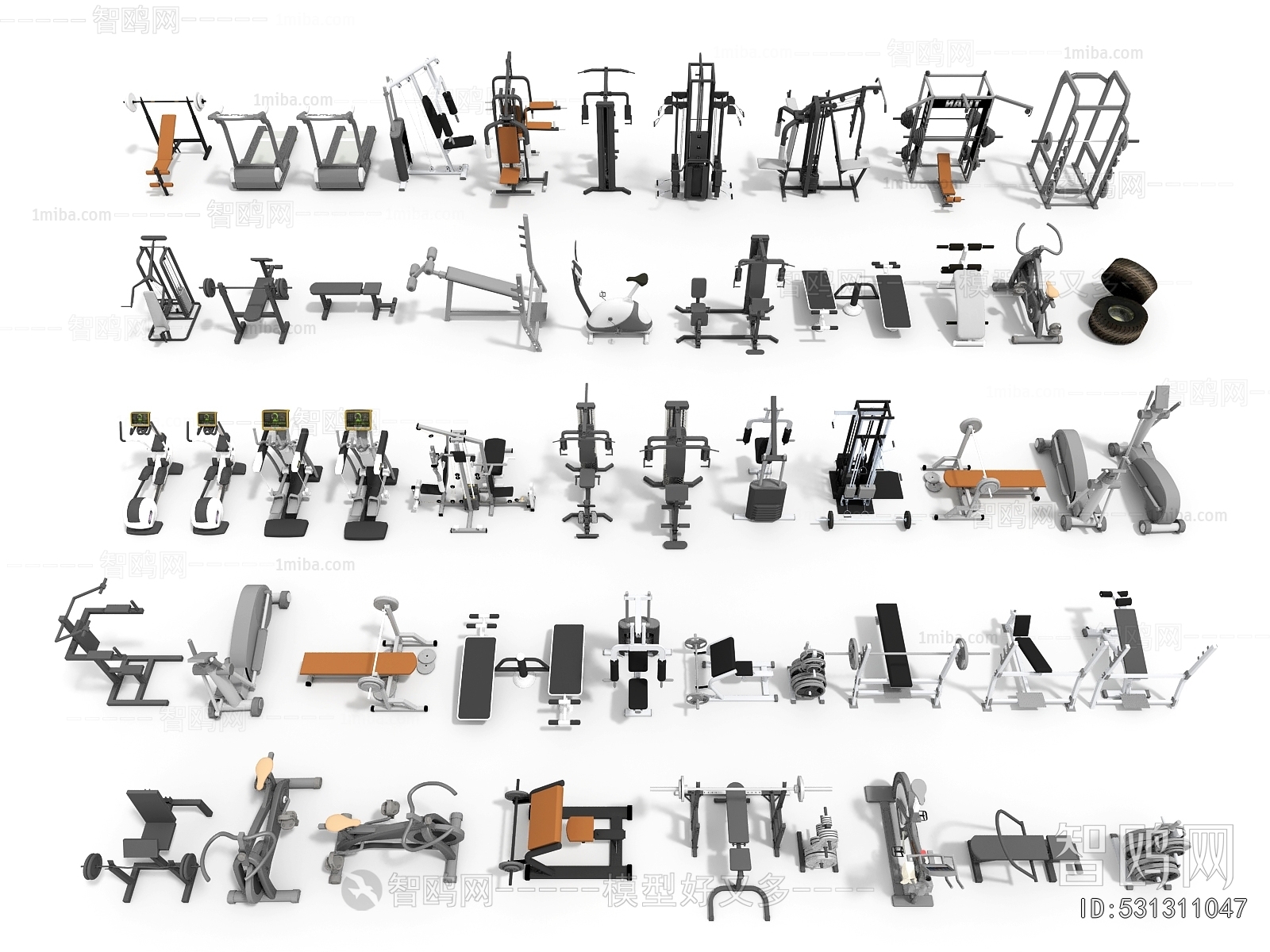 Modern Fitness Equipment