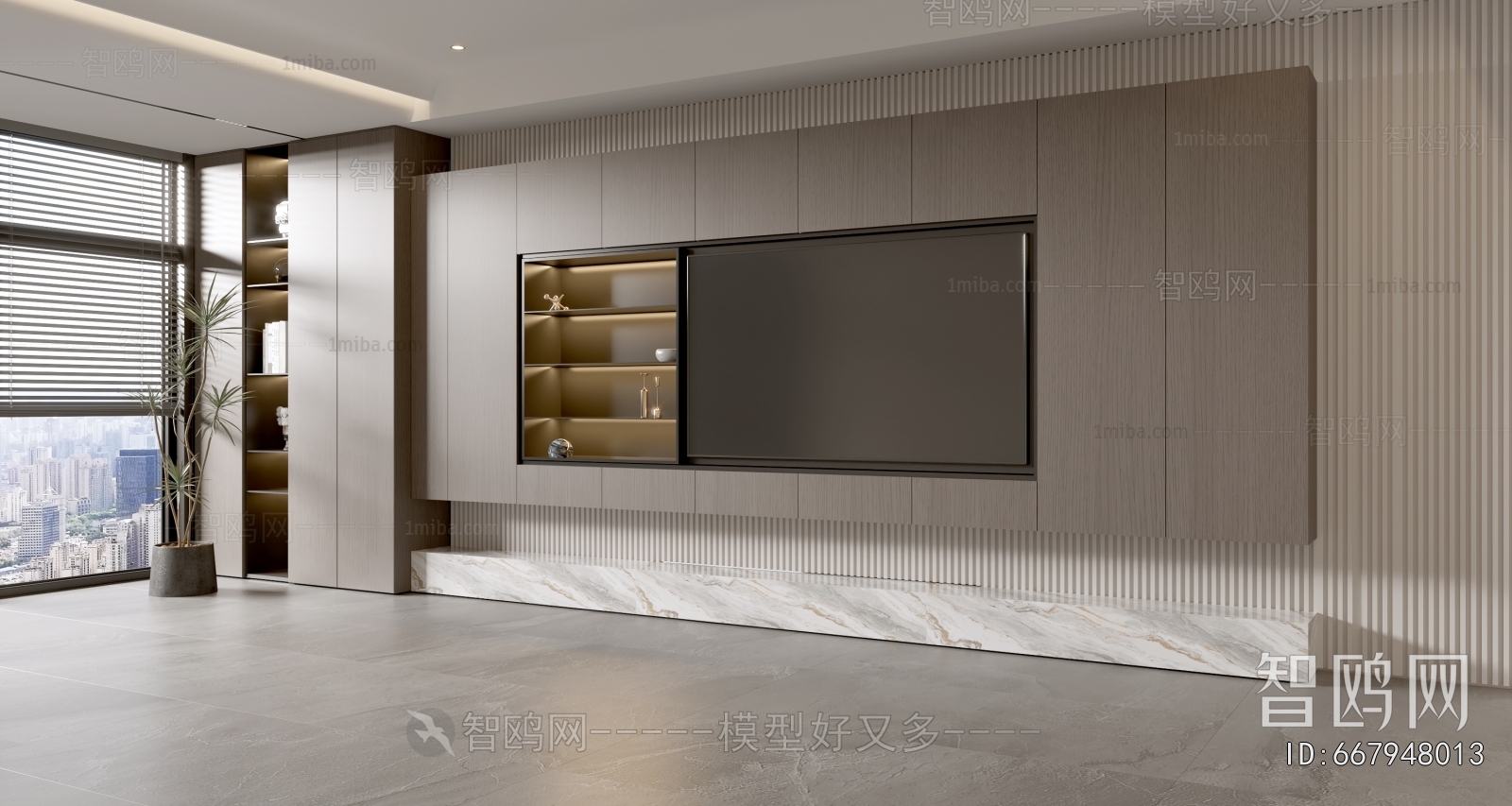 Modern TV Wall