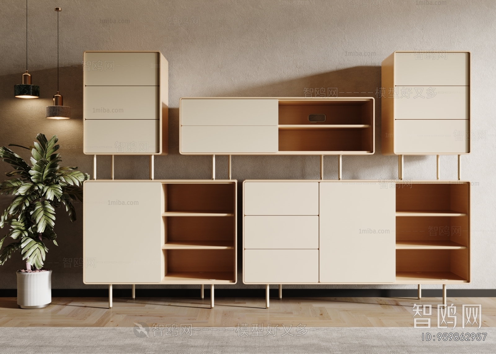 Modern Side Cabinet