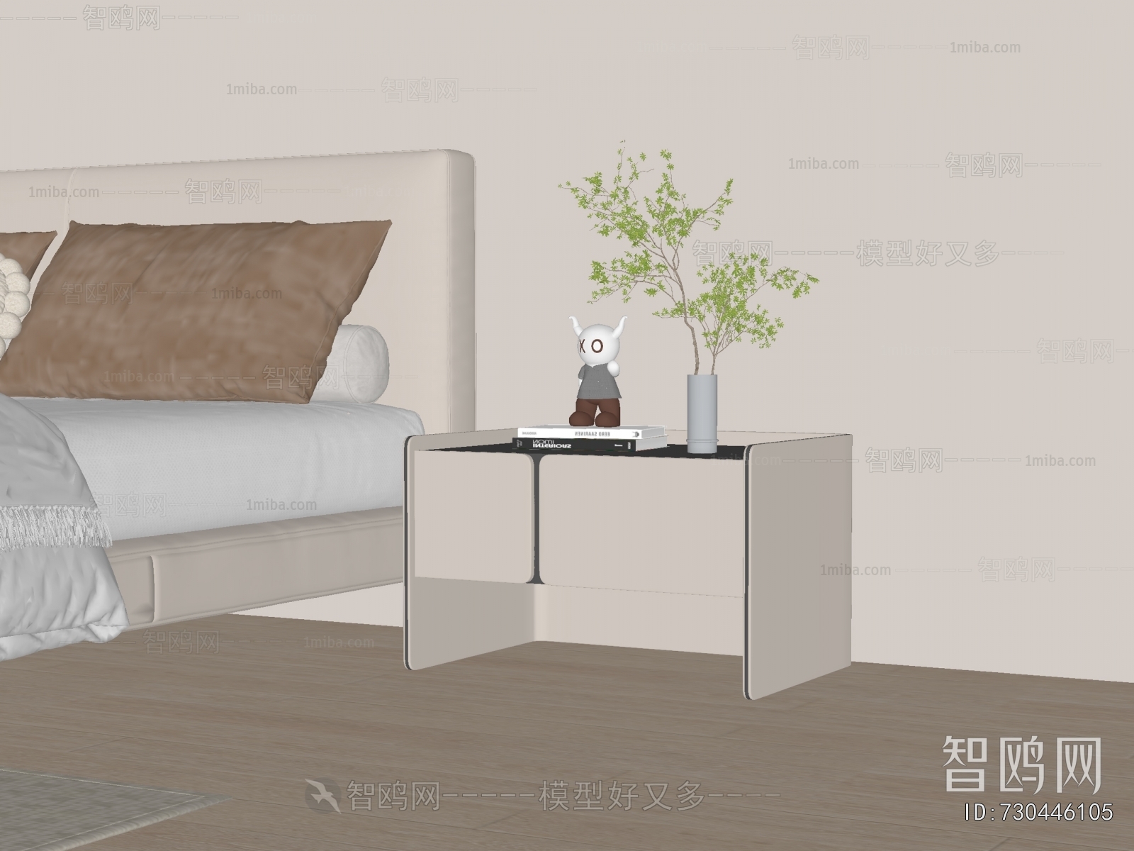 Modern Bedside Cupboard