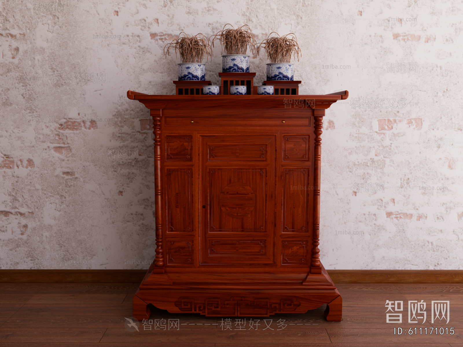 Chinese Style Side Cabinet