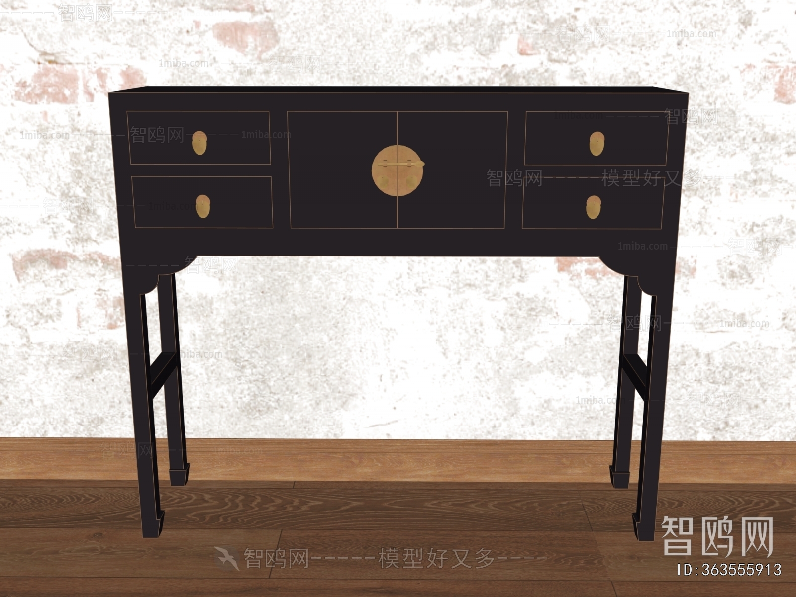 New Chinese Style Entrance Cabinet