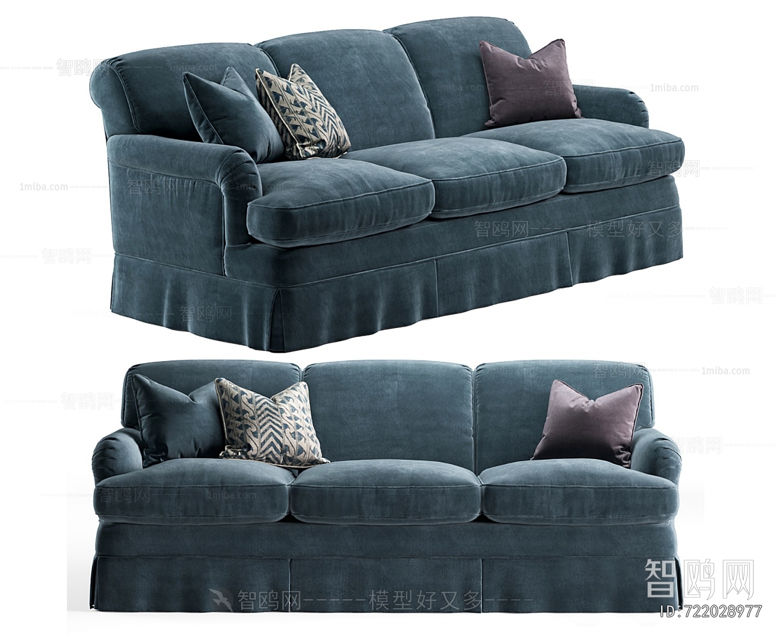 Modern Three-seat Sofa