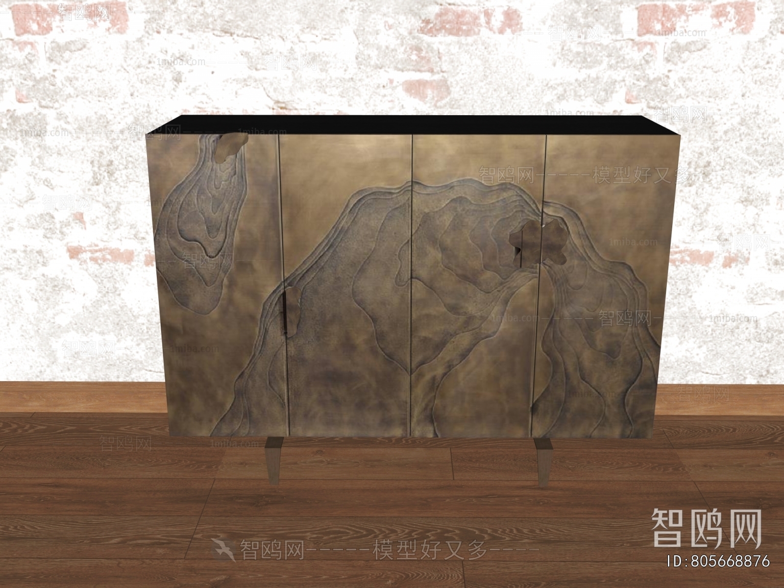 New Chinese Style Side Cabinet