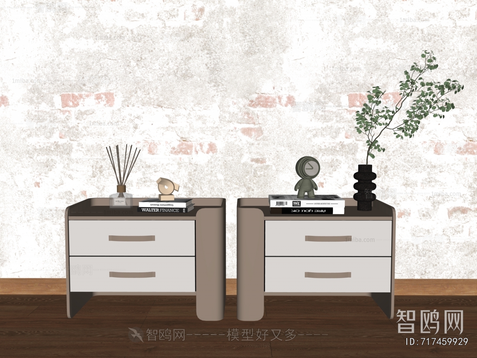 Modern Bedside Cupboard