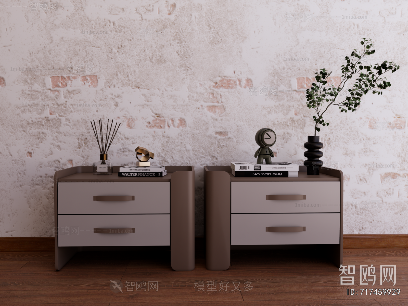 Modern Bedside Cupboard