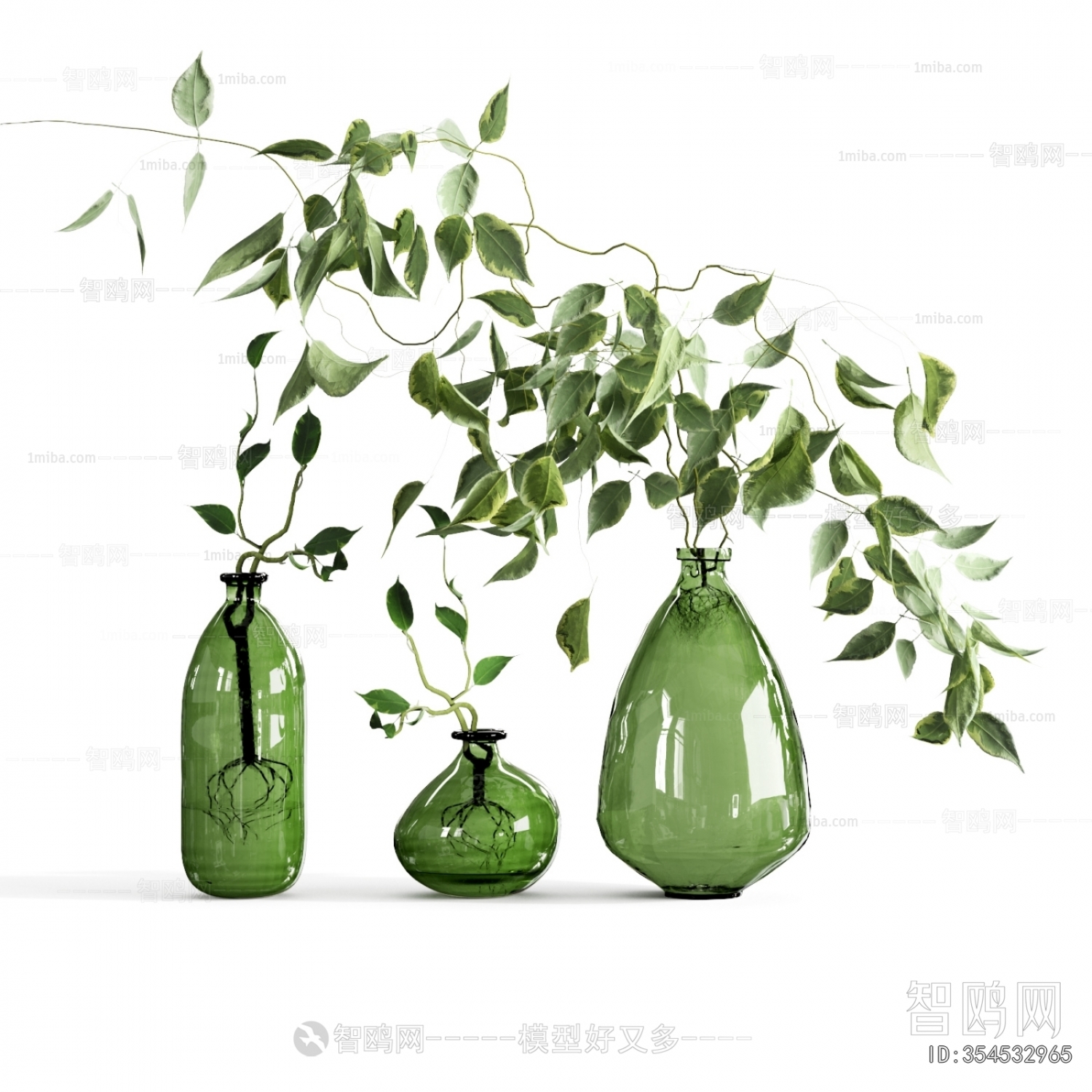 Modern Aquatic Green Plant