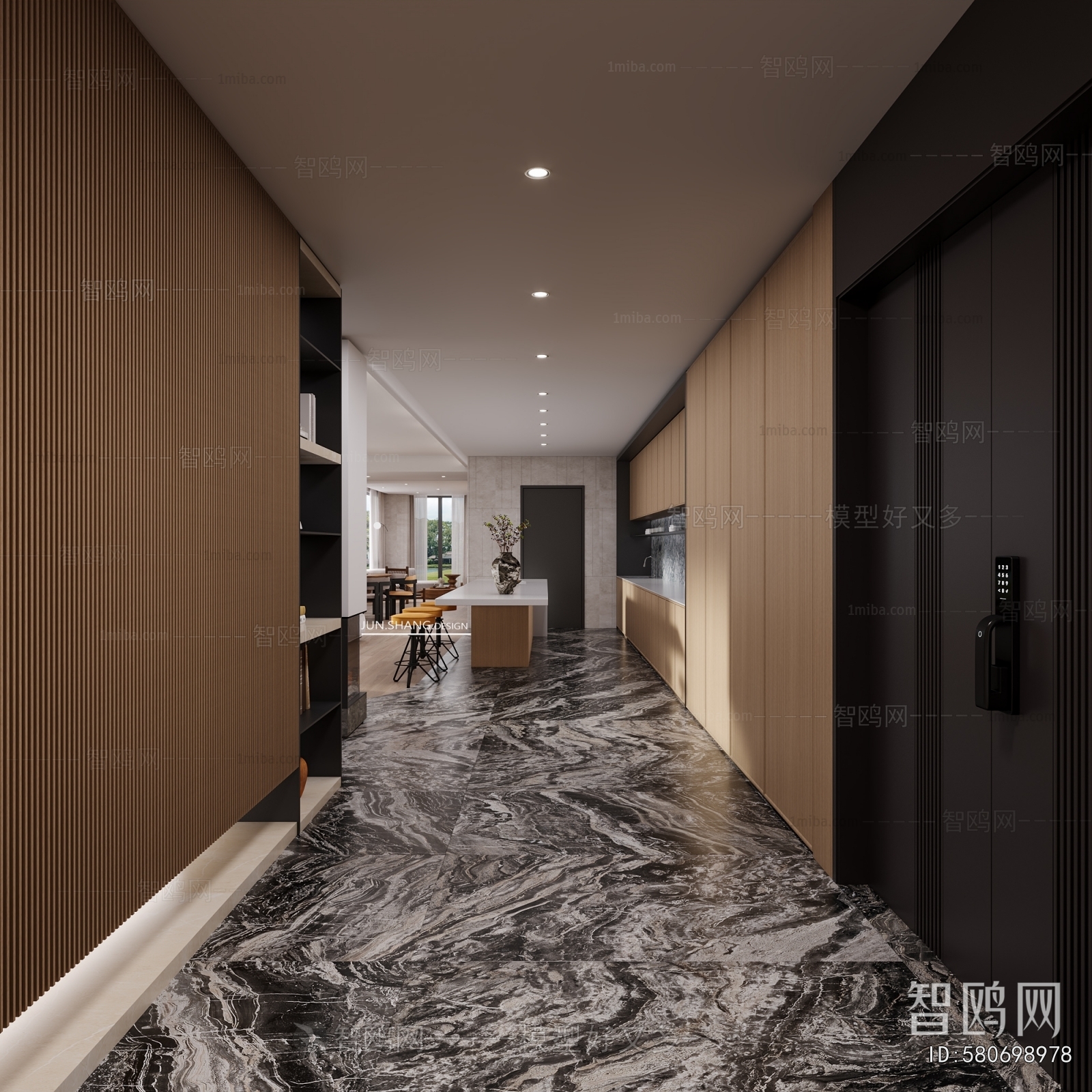 Modern Hallway