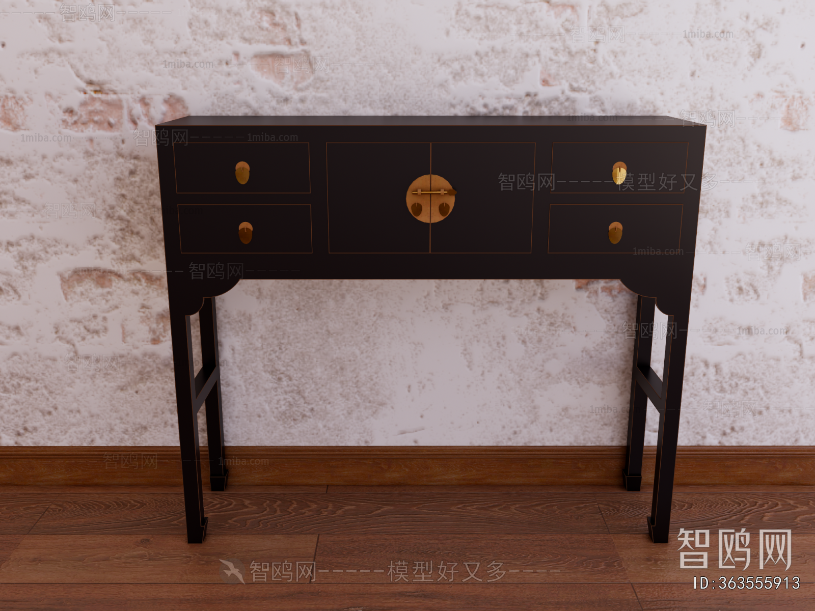 New Chinese Style Entrance Cabinet