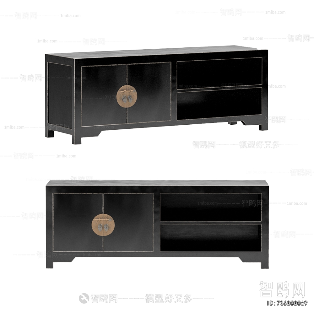 New Chinese Style Side Cabinet