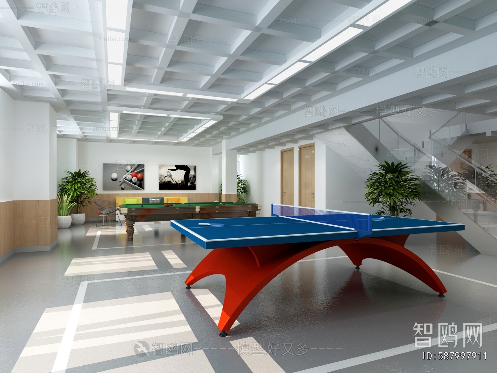 Modern Staff Recreation Room