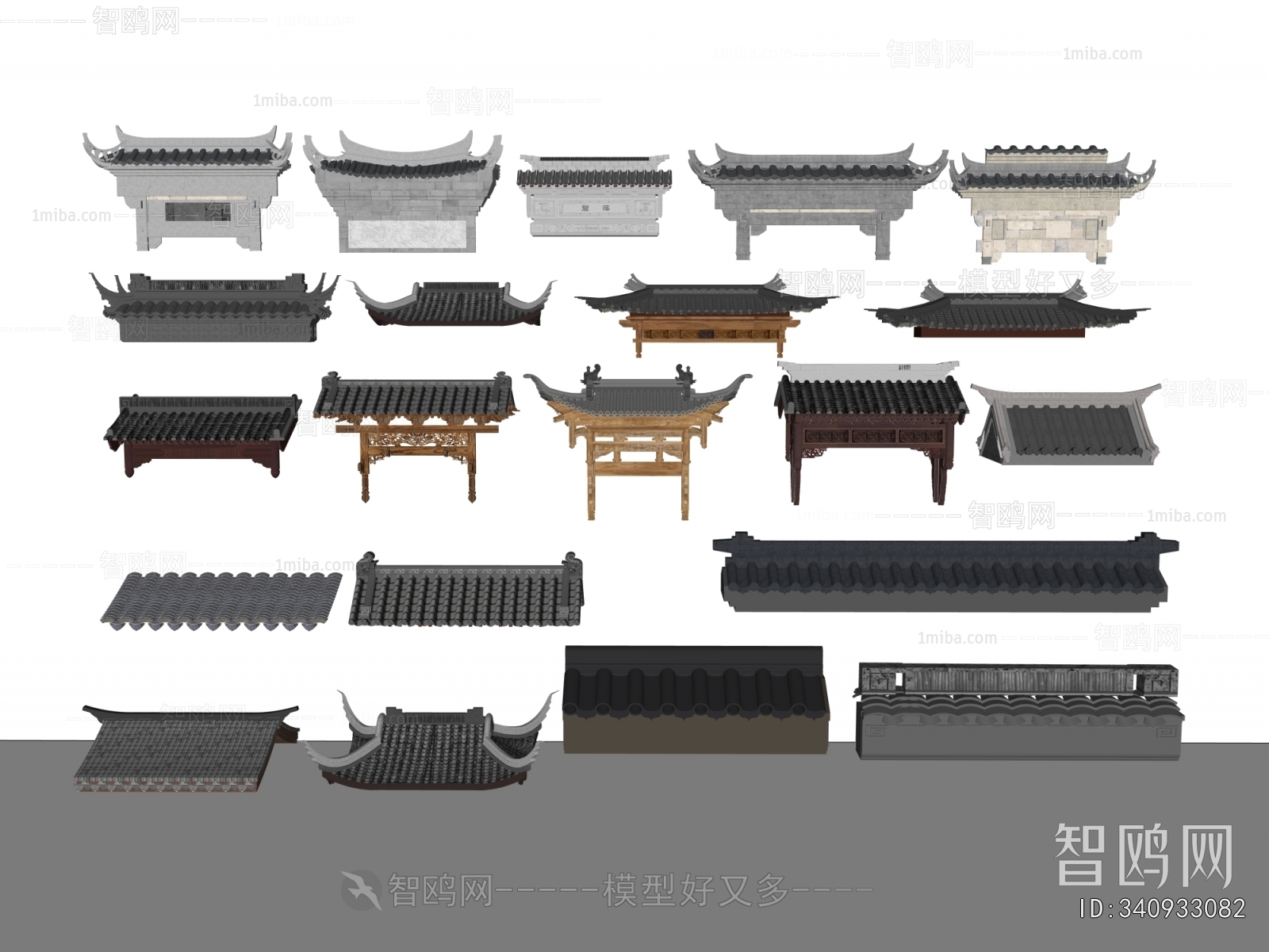 Chinese Style Building Component