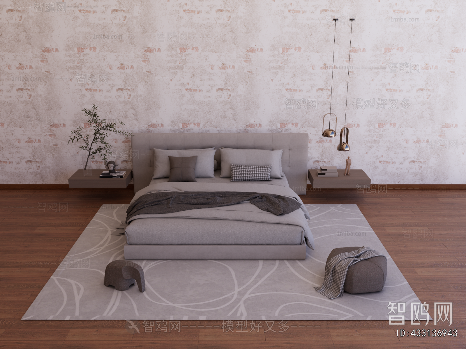 Modern Double Bed