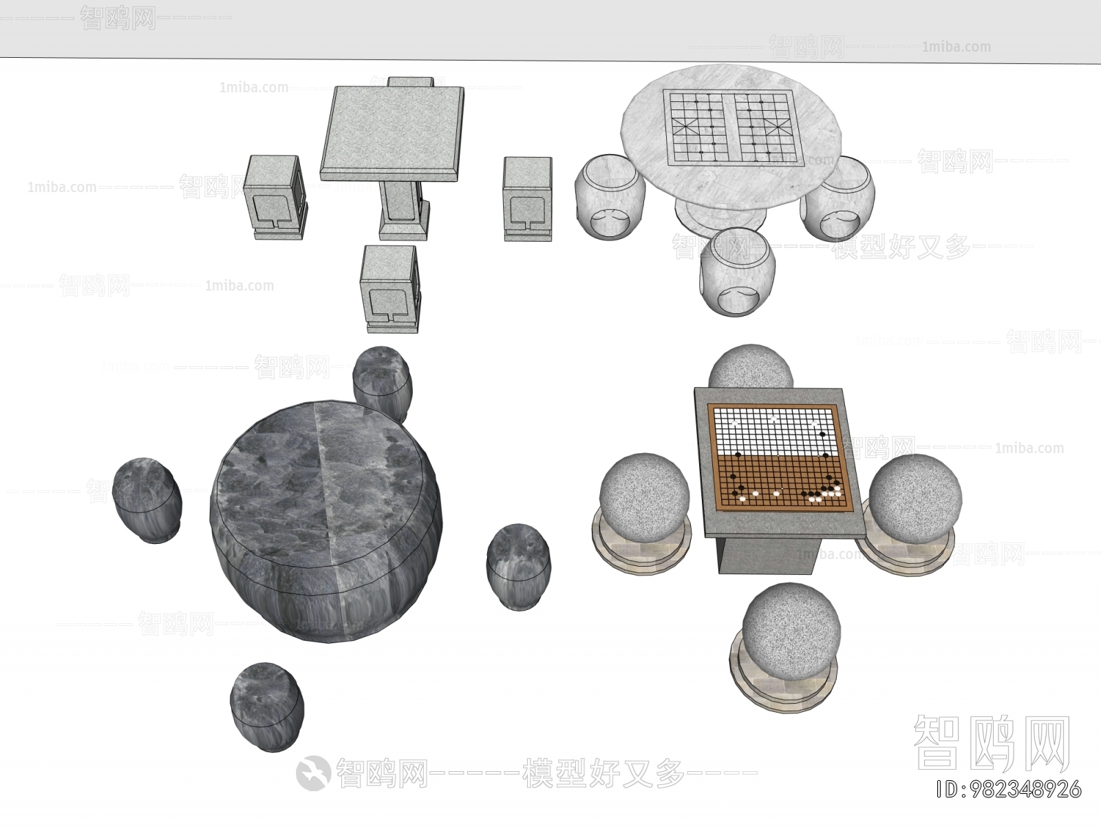 New Chinese Style Outdoor Tables And Chairs