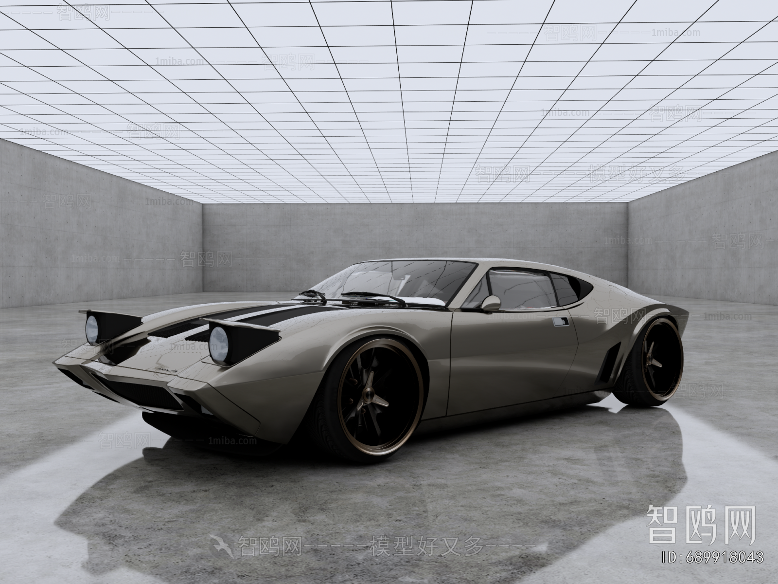 美式AMC AMX 3肌肉车