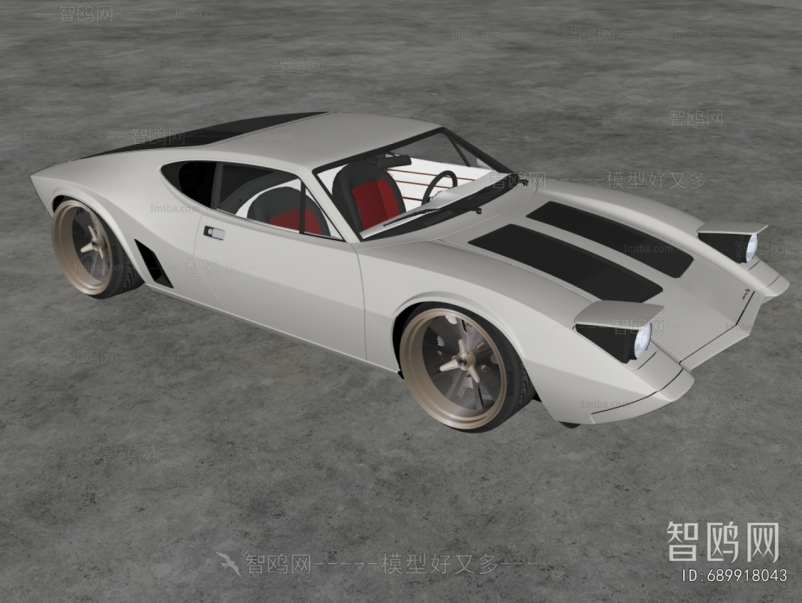 美式AMC AMX 3肌肉车
