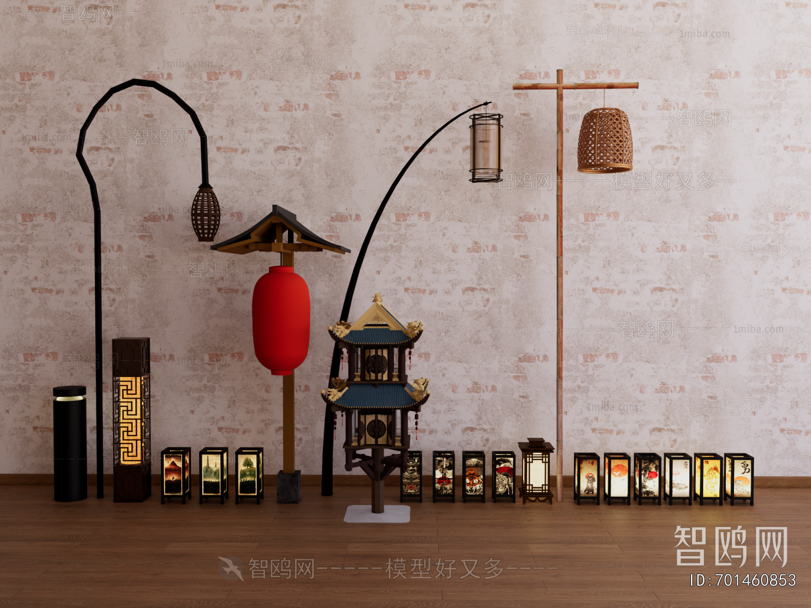 New Chinese Style Outdoor Light