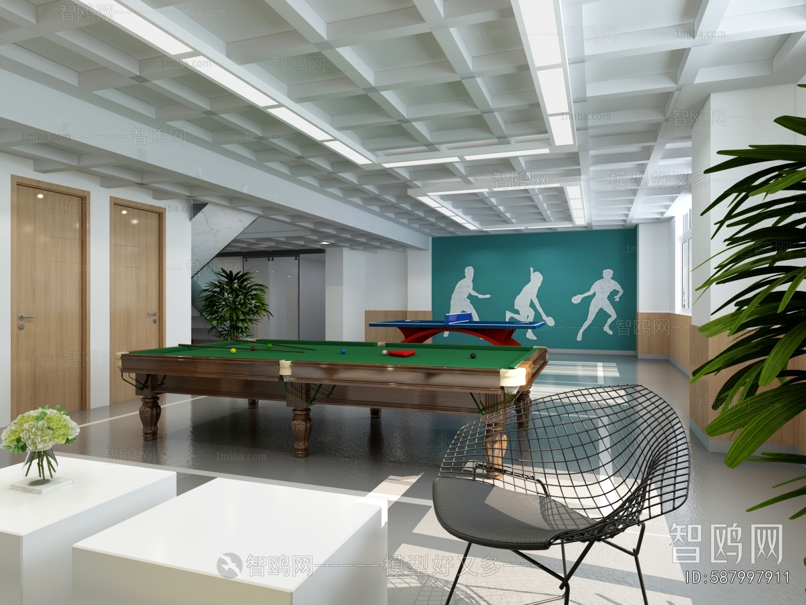 Modern Staff Recreation Room