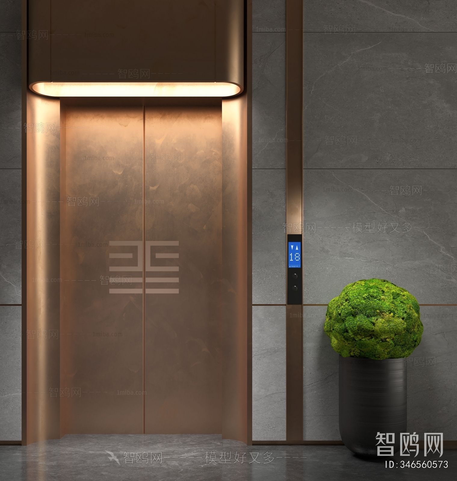 Modern Elevator Hall