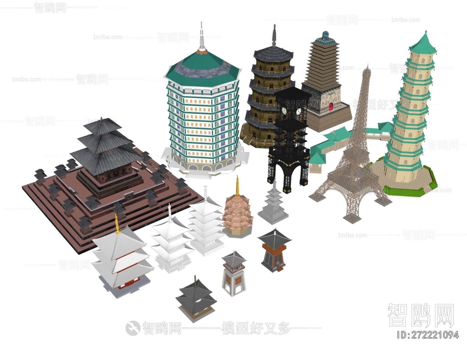 Modern Chinese Style Tower