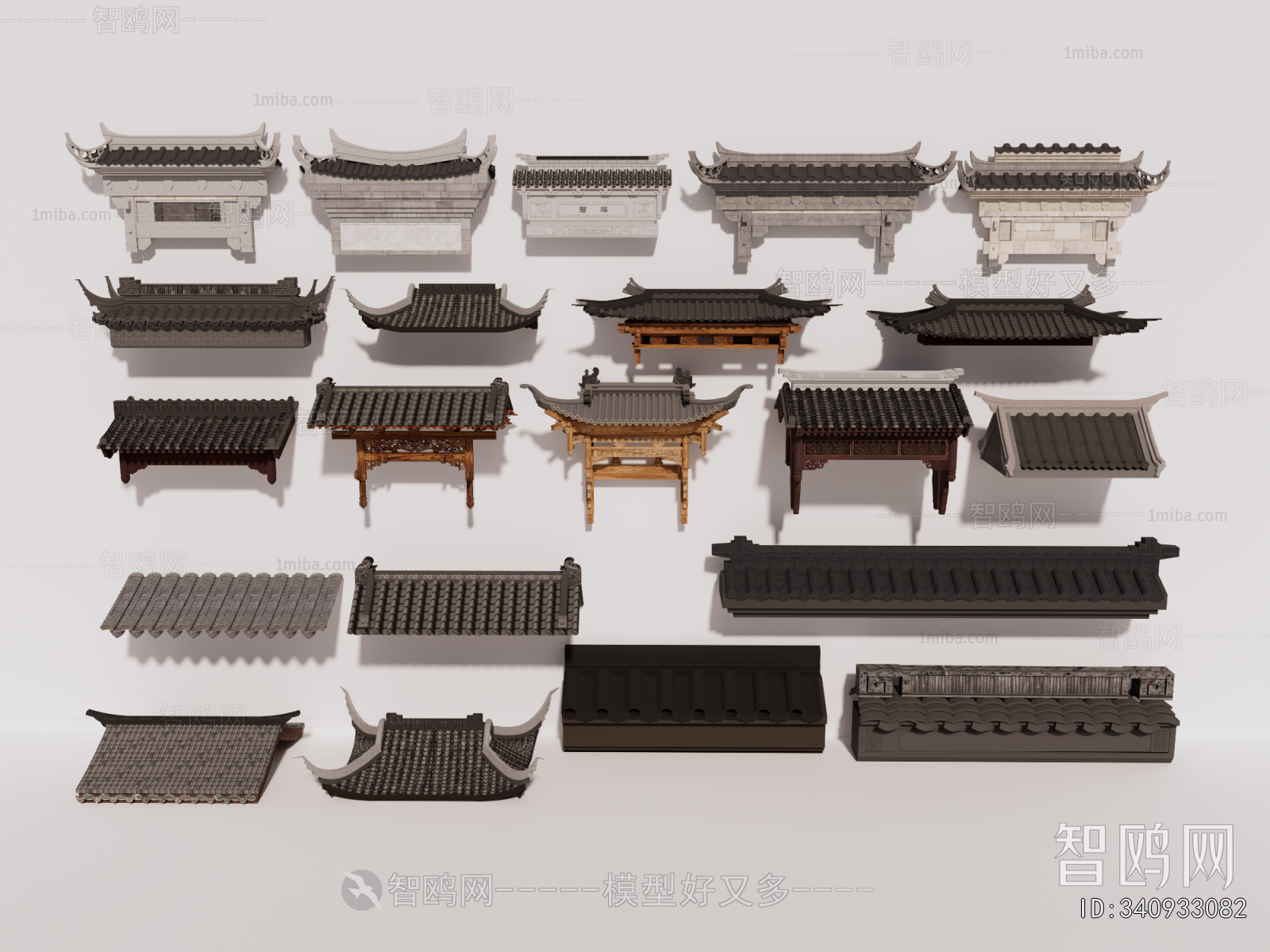 Chinese Style Building Component