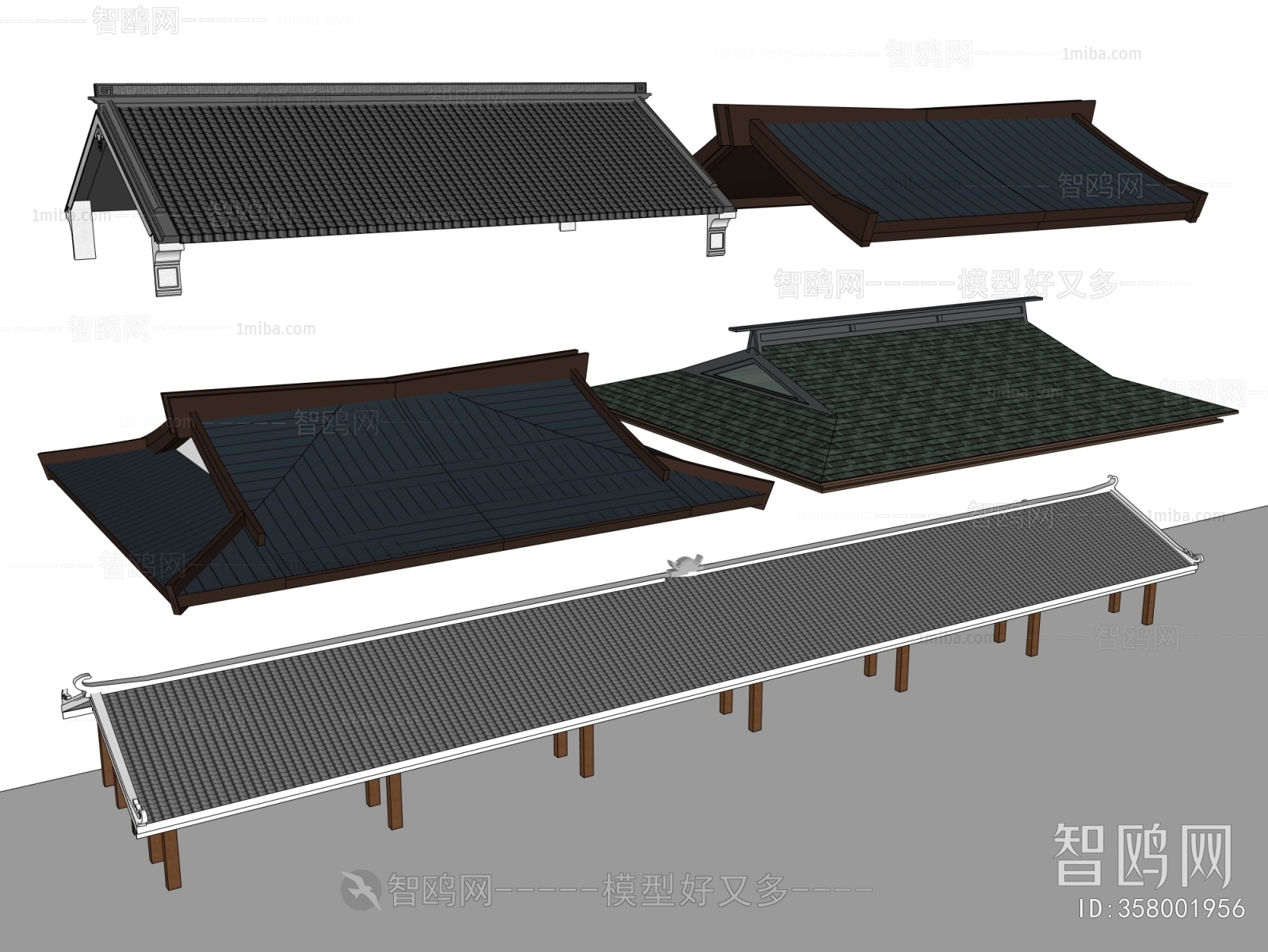 Chinese Style Building Component