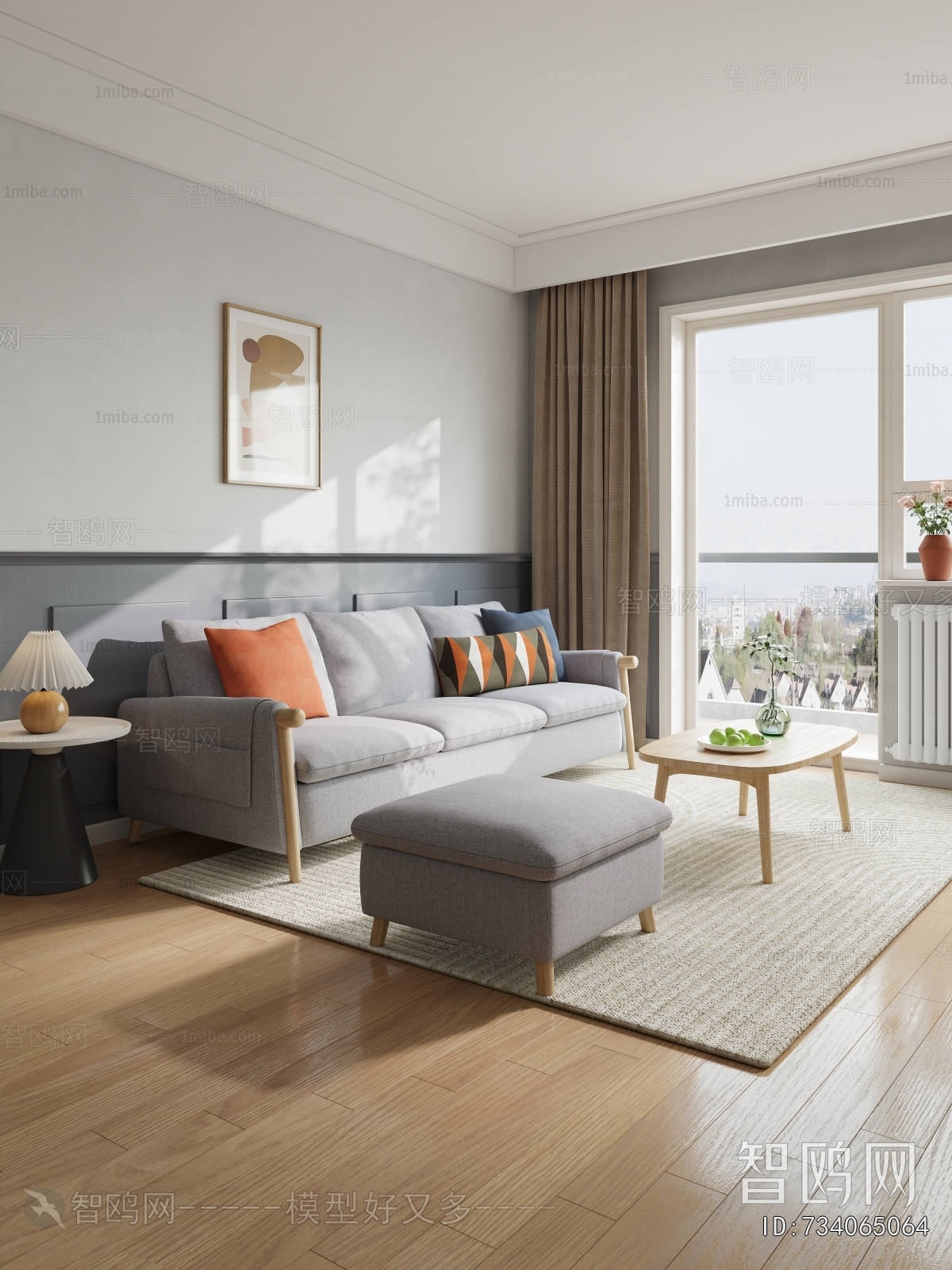 Nordic Style A Living Room