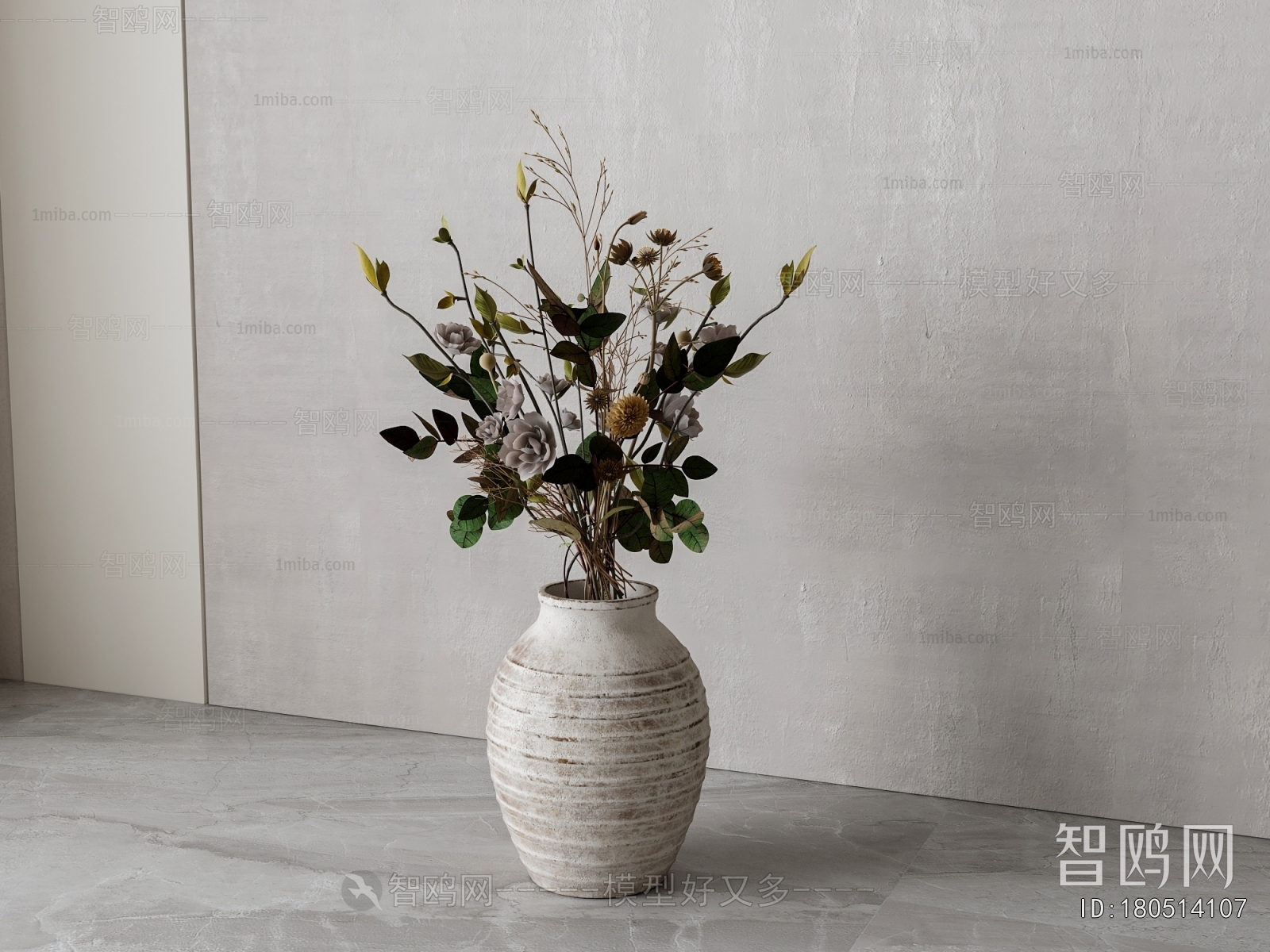 Wabi-sabi Style Flower Arrangement