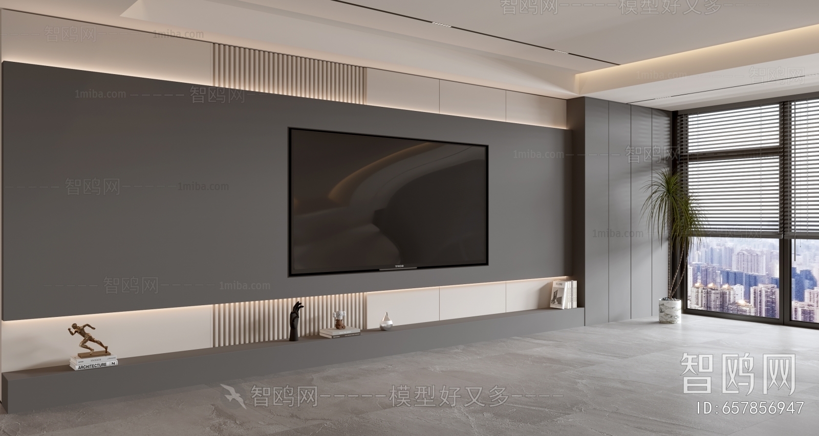 Modern TV Wall