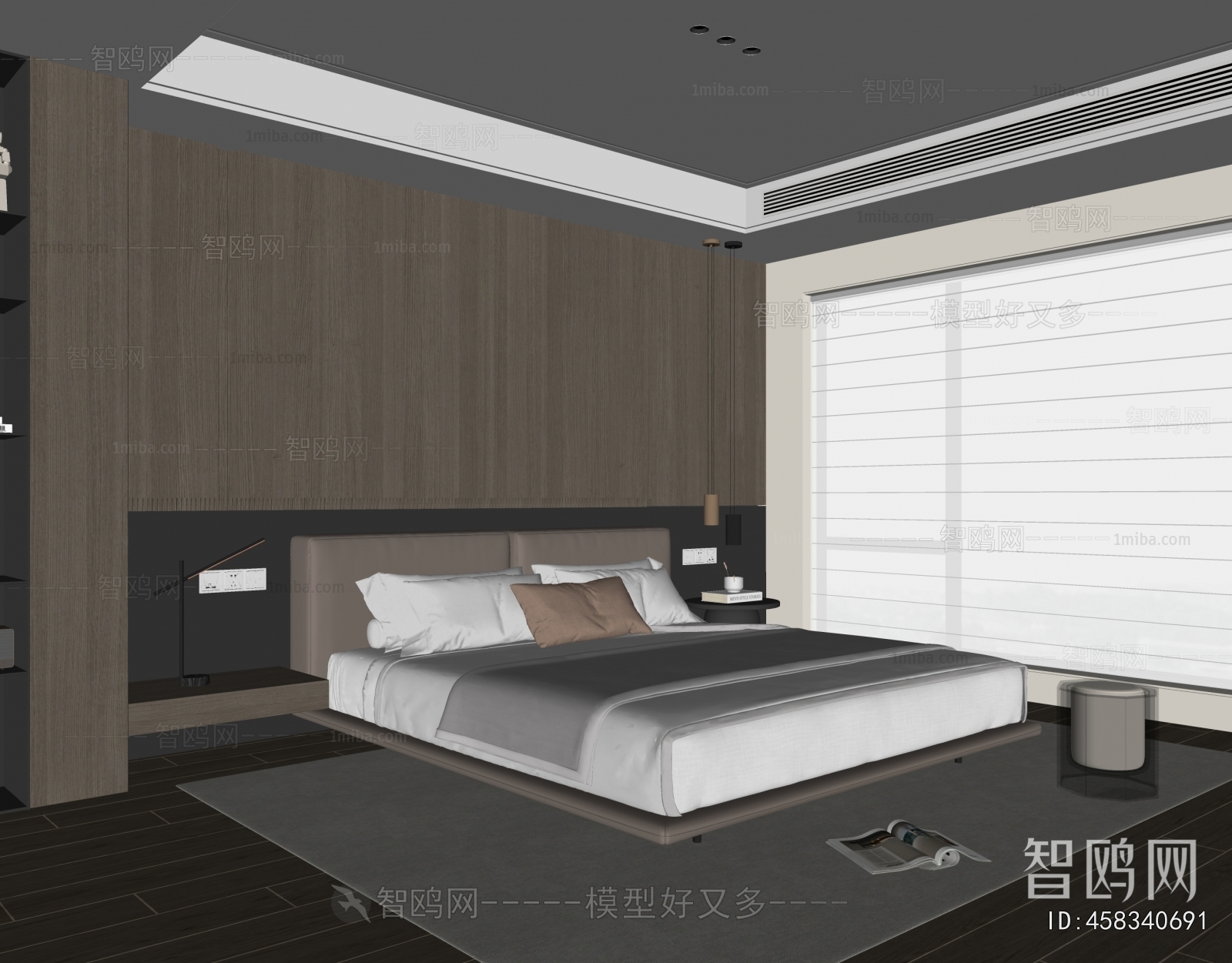 现代意式卧室