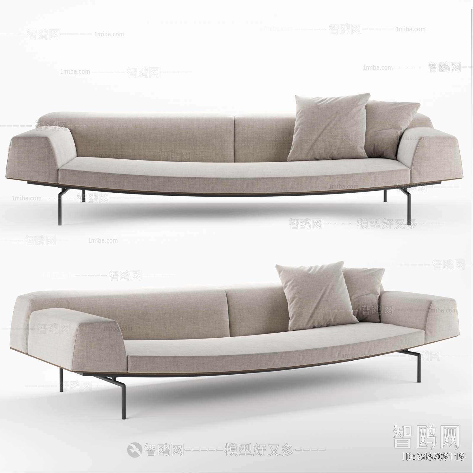 Modern Multi Person Sofa