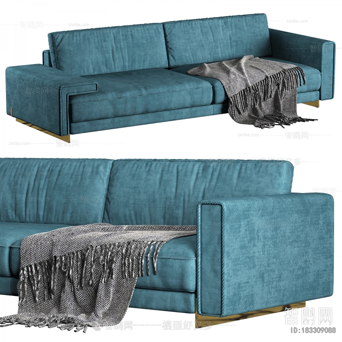 Modern Multi Person Sofa