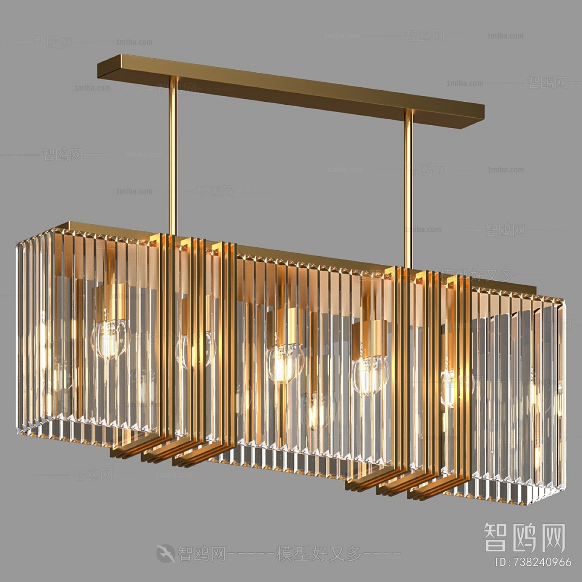 Modern Long Chandelier