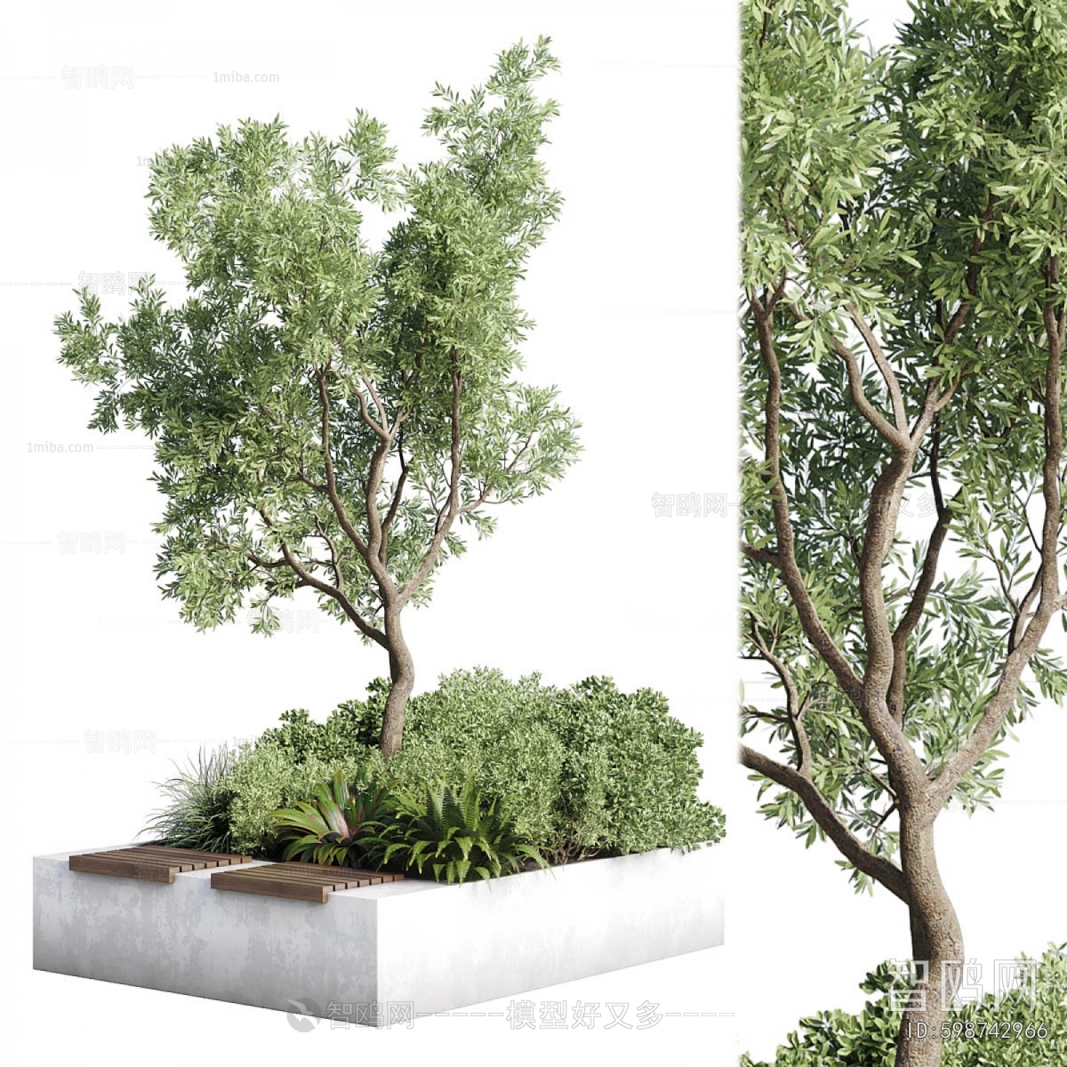 Modern Flower Bed, Flower Bowl, Flower Box